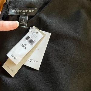 Banana Republic, black blouse